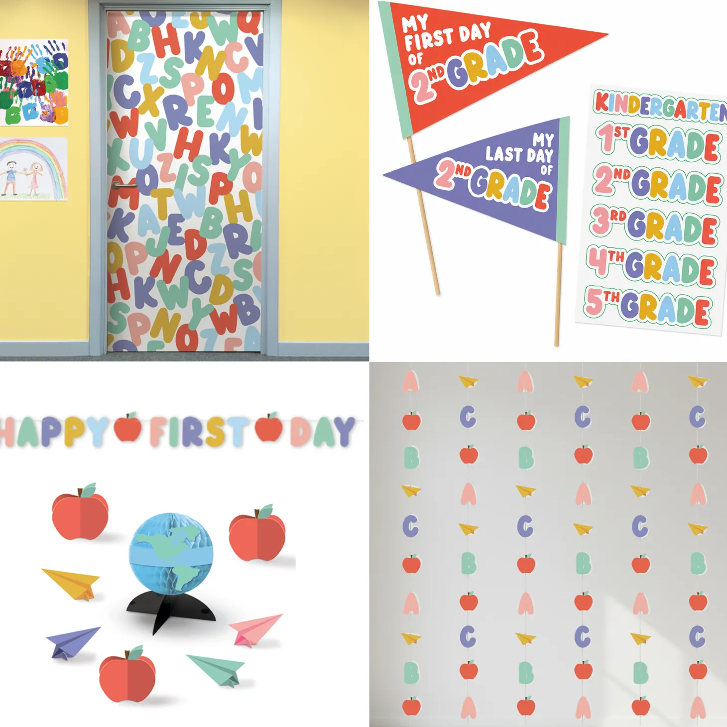 Back to School First & Last Day Milestone Decorating Kit