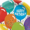 Balloon Birthday Celebration Dessert Plates, 7in, 60ct