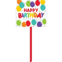 Balloon Birthday Celebration Yard Sign