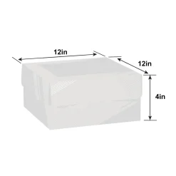 Balloon Birthday Square Window Cake Box, 12in