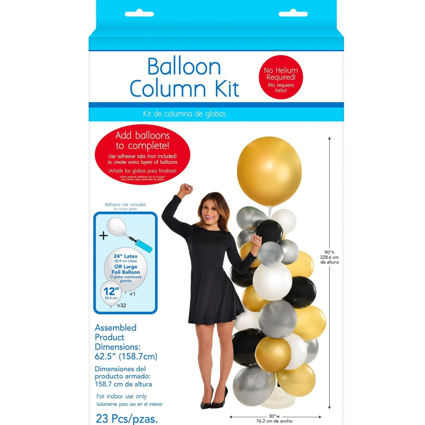 Balloon Column Base Kit, 5ft