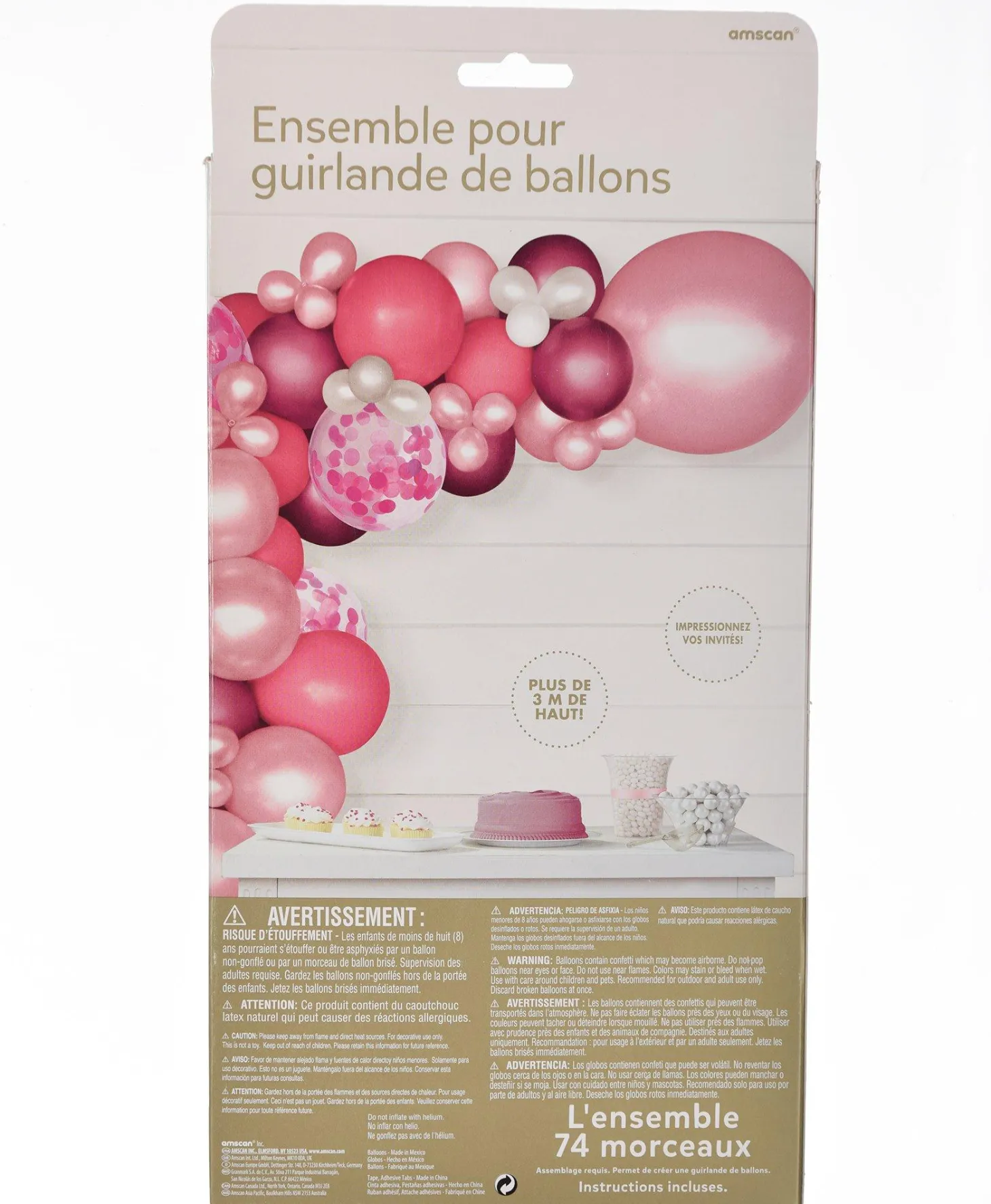 Balloon Garland Kit, Assorted Colors