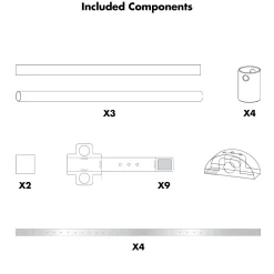 Balloon Table Runner Base Kit, 15in x 55in