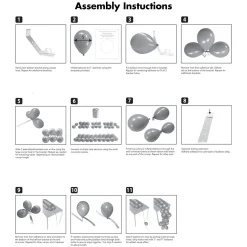 Balloon Table Runner Base Kit, 15in x 55in