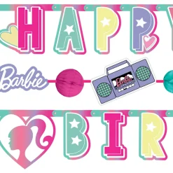 Barbie Dream Together Birthday Cardstock Banners, 5.75ft, 2ct