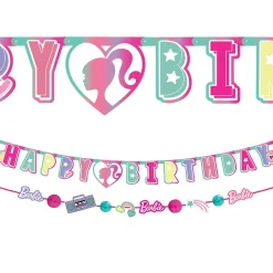 Barbie Dream Together Birthday Cardstock Banners, 5.75ft, 2ct