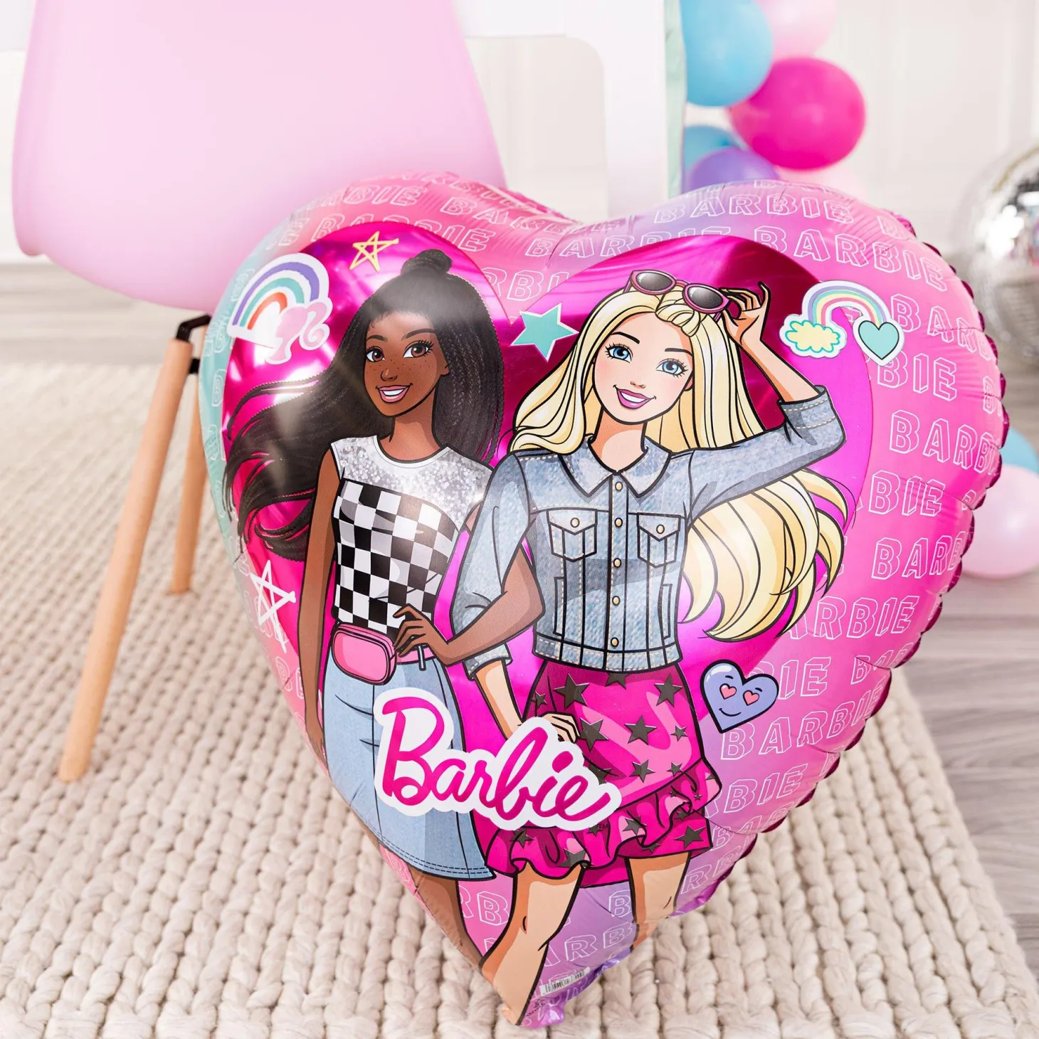 Barbie Dream Together Foil Balloon Bouquet, 5pc