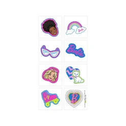 Barbie Party Tattoos, 8ct