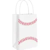 Baseball Kraft Favor Bags, 8ct