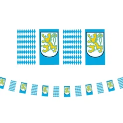 Bavarian Flag Pennant Banner - Oktoberfest