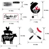 BBQ Cardstock Cutouts, 5pc