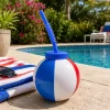 Beach Ball Cup with Straw