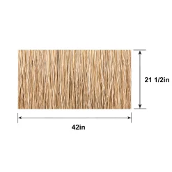 Beach Life Surf Shack 3D Plastic & Raffia Scene Setter, 8.4ft x 5.4ft