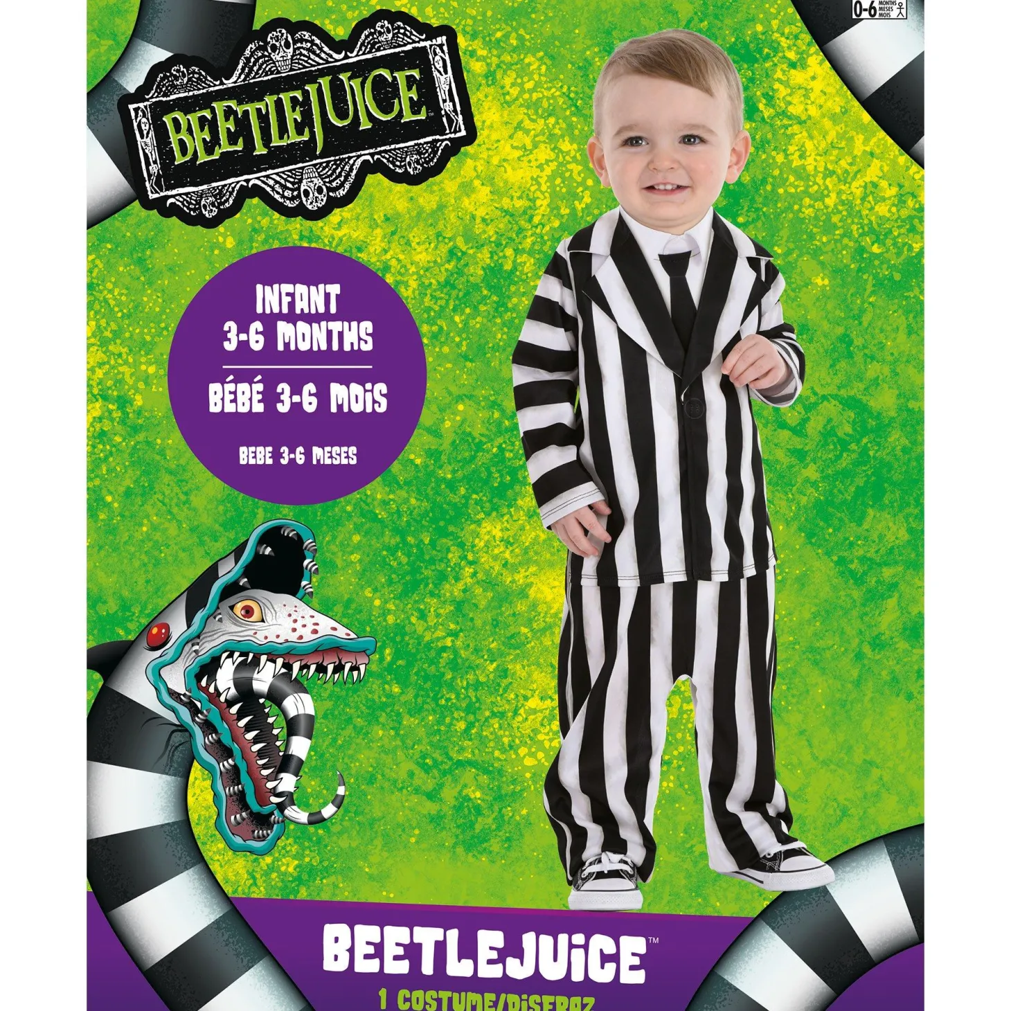 Beetlejuice 2 Costume for Infants and Toddlers