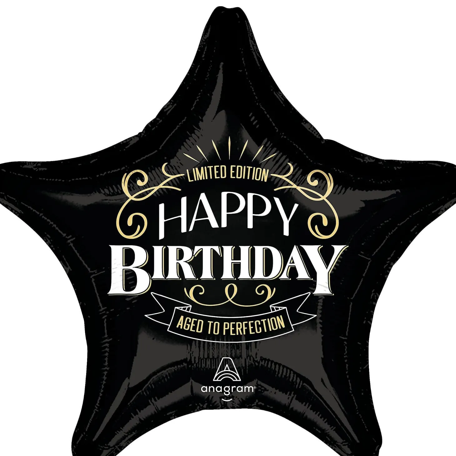Better with Age Birthday Star Foil Balloon, 28in