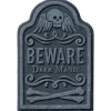 Beware Dark Magic Tombstone, 8in x 12in