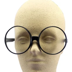 Big Round Black Glasses – Adult