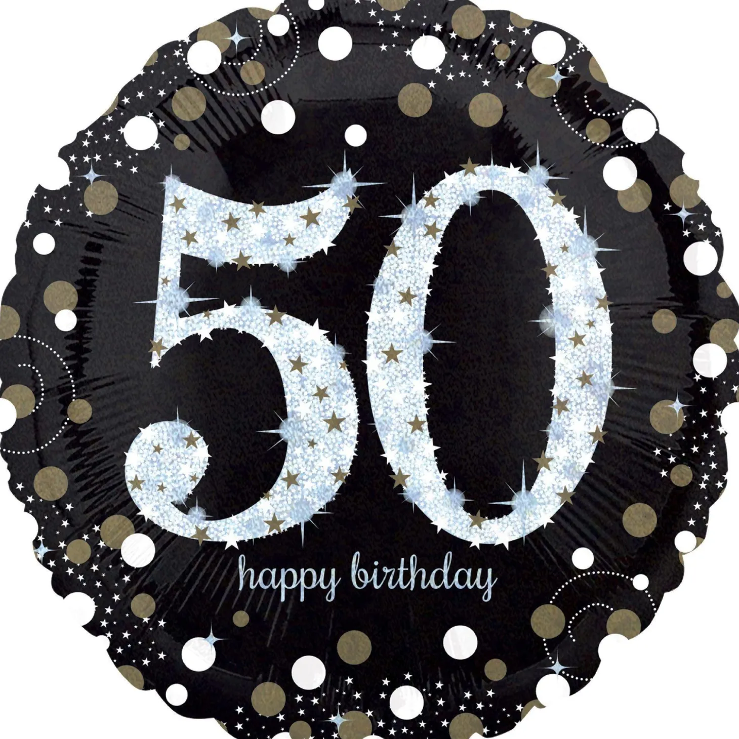 Birthday Balloon 18in - Sparkling Celebration, Ages
