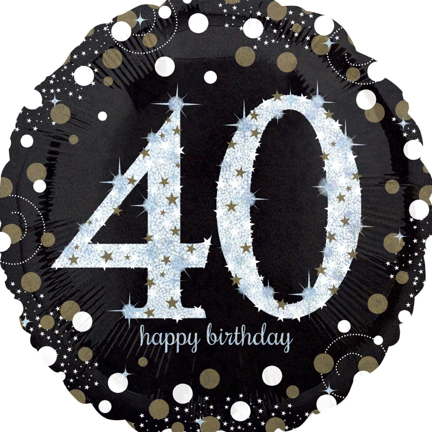 Birthday Balloon 18in - Sparkling Celebration, Ages