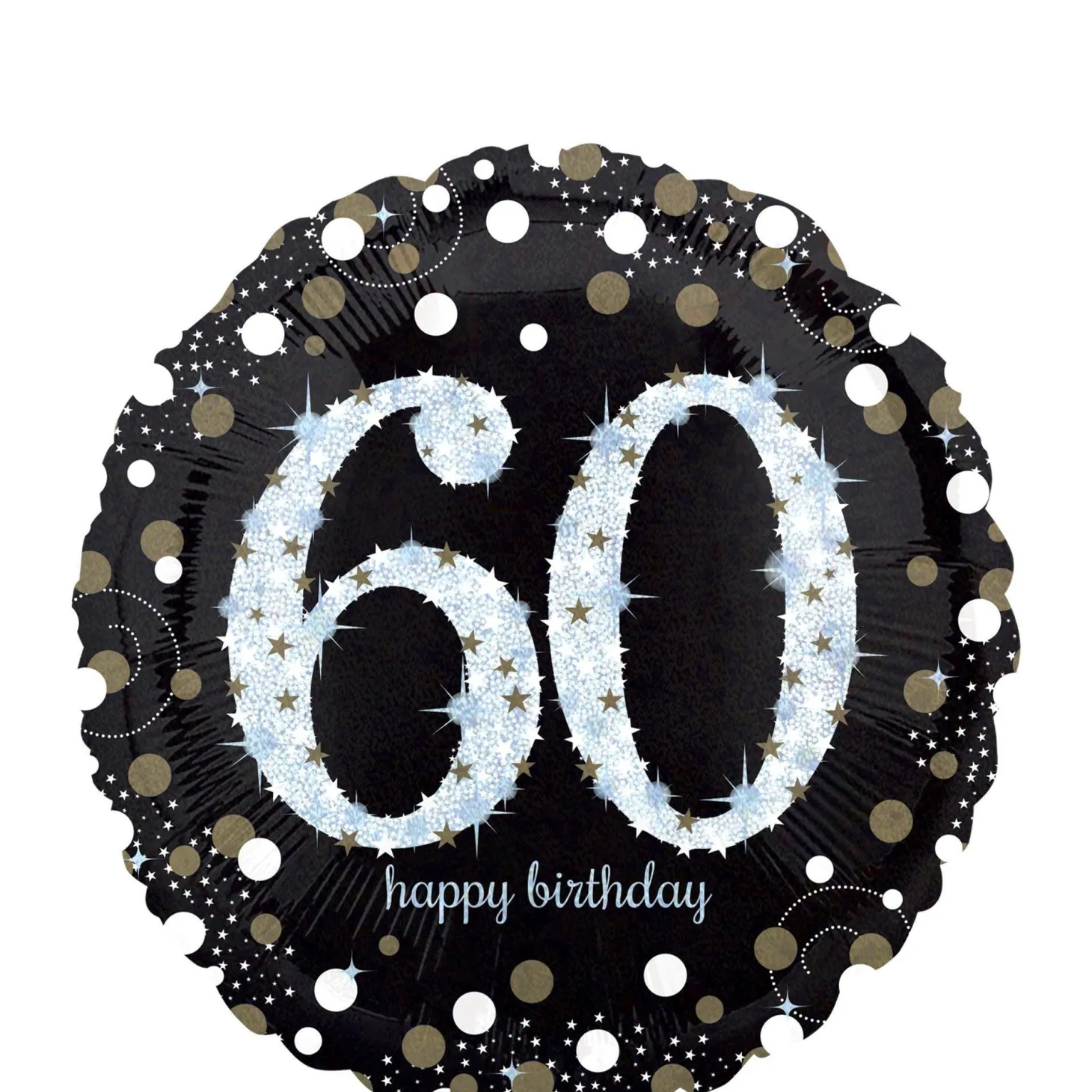 Birthday Balloon 18in - Sparkling Celebration, Ages