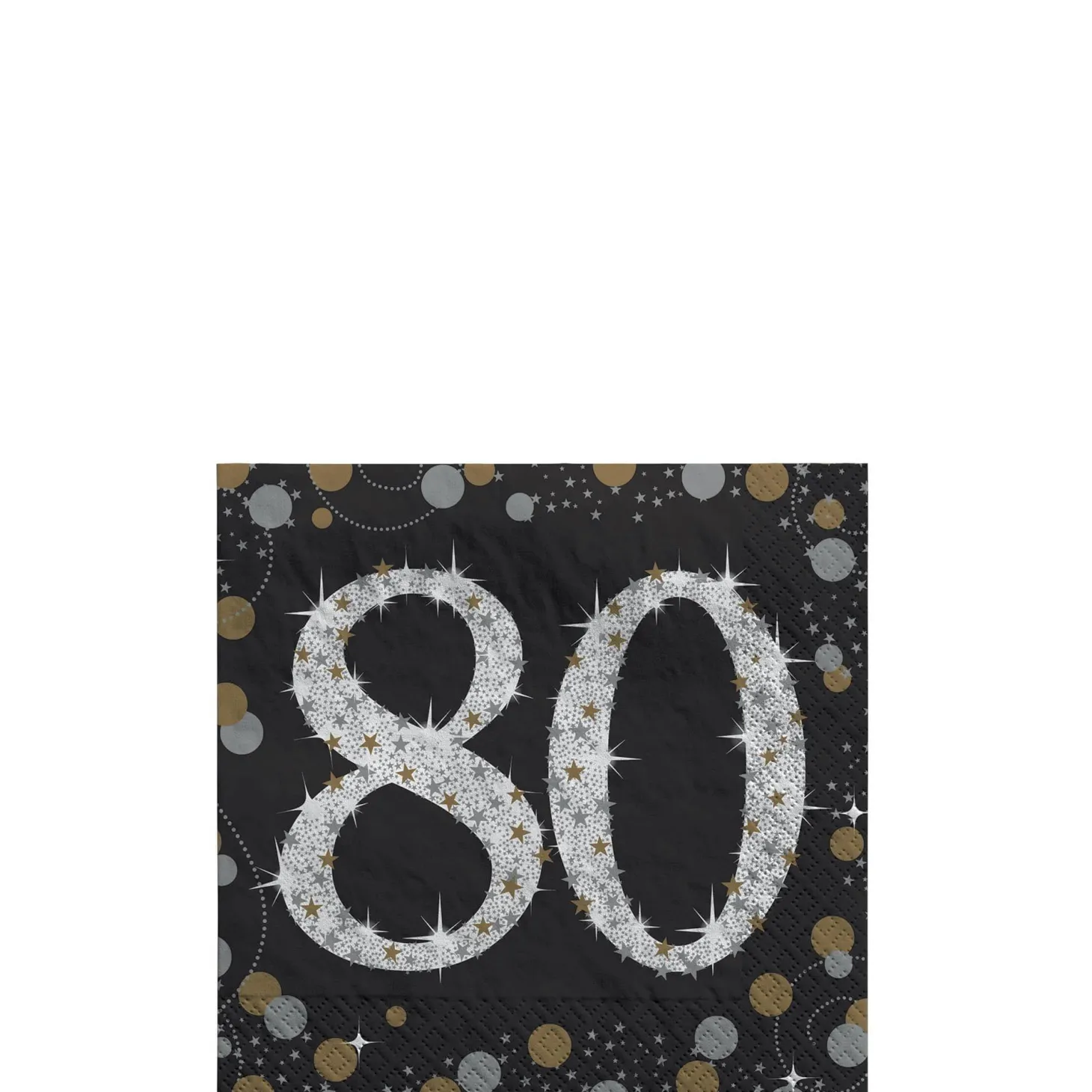 Birthday Beverage Napkins 16ct - Sparkling Celebration, Ages
