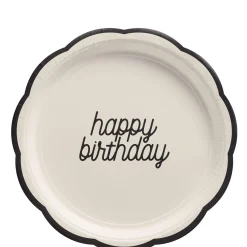 Birthday Chic Paper Plate, 8ct, Assorted Options