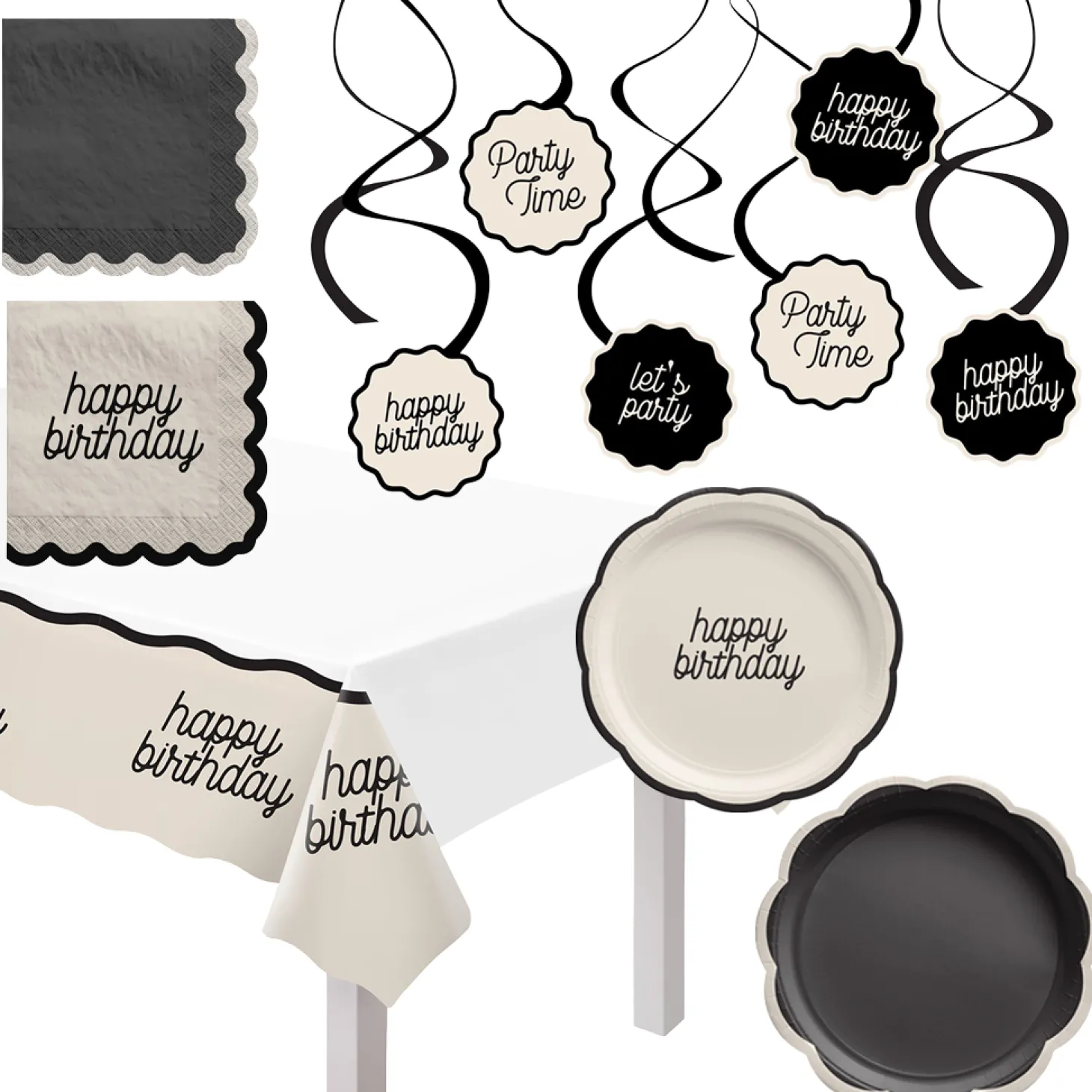 Birthday Chic Party Supplies Kit