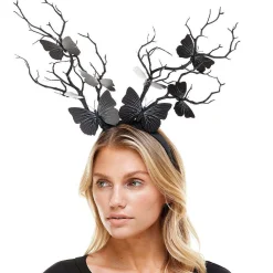 Black Butterflies Headband