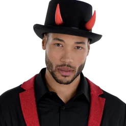 Black Devil Top Hat