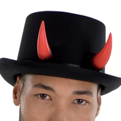 Black Devil Top Hat