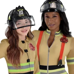 Black Firefighter Helmet - Child