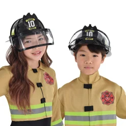 Black Firefighter Helmet - Child