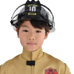 Black Firefighter Helmet - Child
