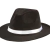 Black Gangster Hat