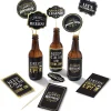 Black & Gold Better With Age Birthday Bottle Centerpiece Kit, 12pc