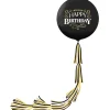 Black & Gold Limited Edition Happy Birthday Latex Balloon (24in) with Tail (5.25ft) - Better With Age