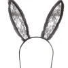 Black Lace Bunny Ears