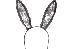 Black Lace Bunny Ears