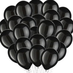 Black Latex Balloons, 11in, 100ct