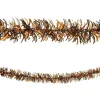 Black & Orange Tinsel Garland, 9ft