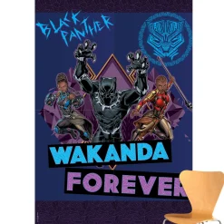 Black Panther Wakanda Forever Scene Scetter with Photo Booth Props