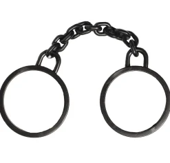 Black Rubber Shackles