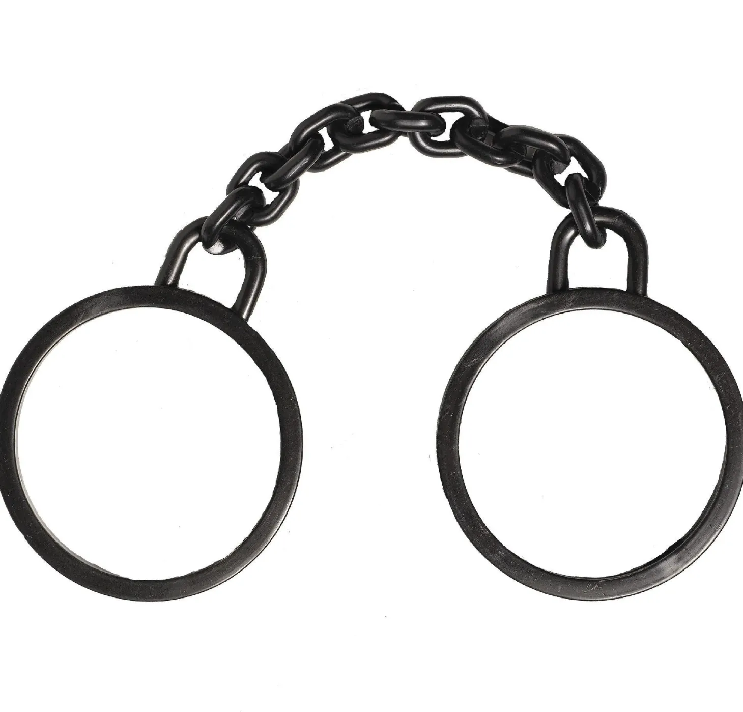Black Rubber Shackles
