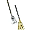 Black, Silver, & Gold Fringe Blowouts, 8ct