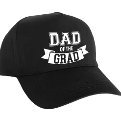 Black & White Grad Dad Baseball Cap
