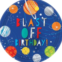 Blast Off Dinner Plates 8ct