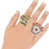 Bling Rings Set 3ct