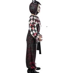 Bloody Jester Halloween Costume for Boys