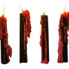 Bloody Wax Taper Candles, 10.6in, 4ct