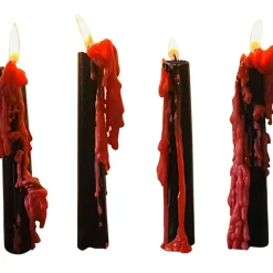 Bloody Wax Taper Candles, 10.6in, 4ct